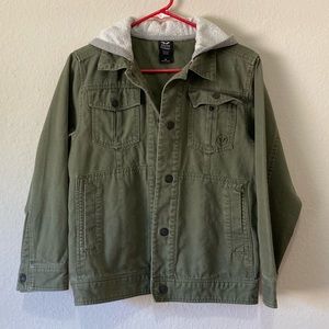 Shaun White Green Denim Hooded Jacket